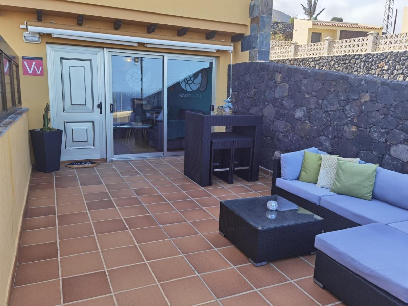 Nautilus I: Casa Con Terraza Y Vistas Al Mar Daire La Caleta  Dış mekan fotoğraf