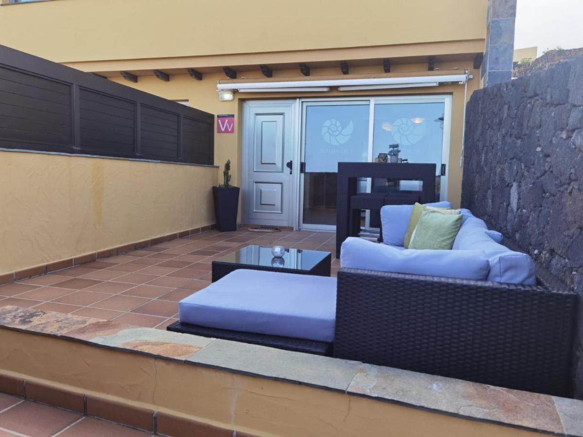 Nautilus I: Casa Con Terraza Y Vistas Al Mar Daire La Caleta  Dış mekan fotoğraf
